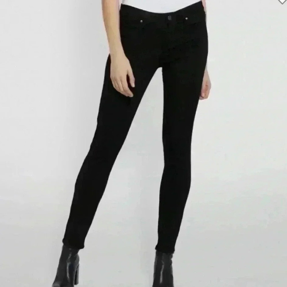 PAIGE Women's Black Skinny Jeans